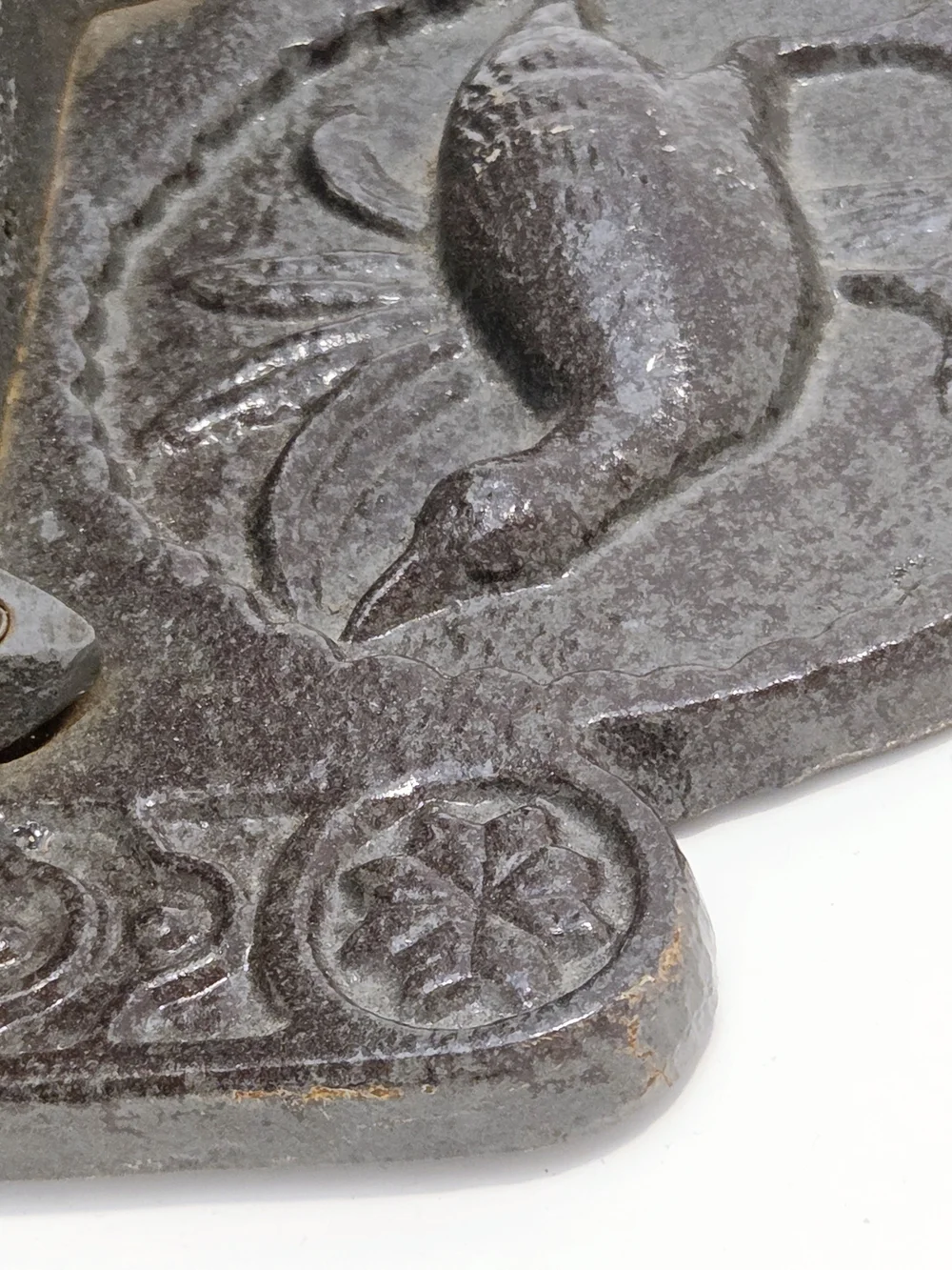 Antique Cast Iron Kiwi Bird Wall Mount Sconces, a Pair
